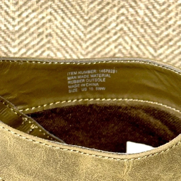 NWOT TORRID Side Zip Heel Bootie Shoes Size WOMEN 10.5WW OLIVE GREEN IN COLOR - Picture 8 of 9